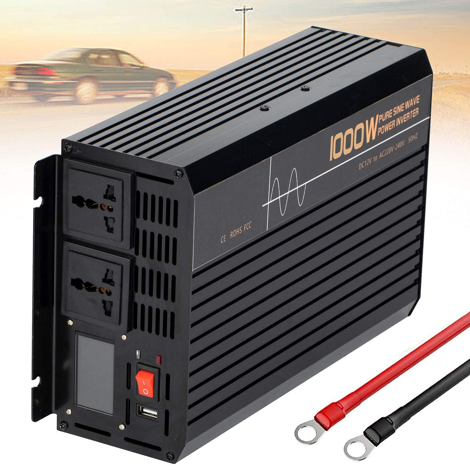 Amazon.co.jp: 純粋な正弦波パワー インバーター 12V/24V DC から 110V
